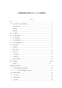 中建股份12发展战略