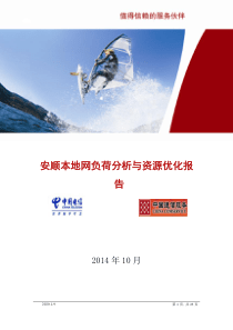 《贵州省安顺本地网负荷分析与资源优化报告》