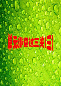 X年高考生物步步高一轮复习单元排查过三关(三)