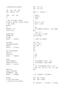 三年级语文补充习题答案(上)