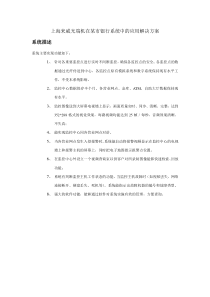上海来威光端机在某市银行系统中的应用解决方案