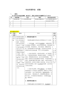 专业术语考核试卷