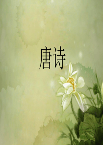 唐诗.