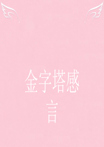 【测控指导】2015-2016学年高中语文金字塔感言课件鲁人版必修4