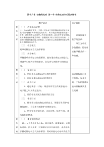《动物运动方式的多样性》教学设计
