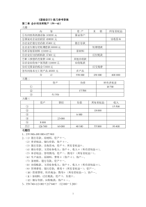 《基础会计》课后习题参考答案_龚菊明主编_复旦大学