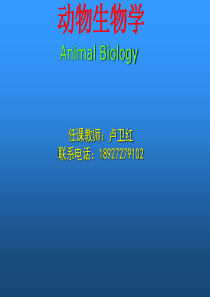 动物生物学绪论卢