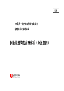 【精品】XX汽车集团薪酬体系设计讨论稿