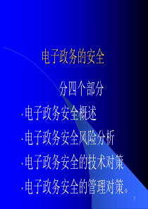 电子政务的安全