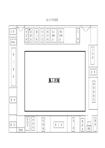 施工现场平面布置图(投标房建通用)