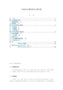VERITAS整体容灾方案介绍