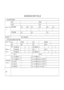 RCS纵联电流差动保护点检记录