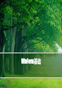 WinForm基础知识