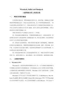 Wireshark,SnifferandOmnipeek三款网络分析工具的比较