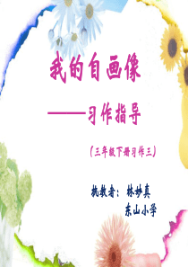 《我的自画像》习作指导ppt