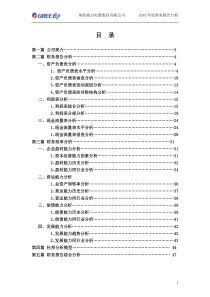 财务分析报告模板