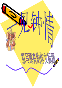 “高三作文标题创新”课件