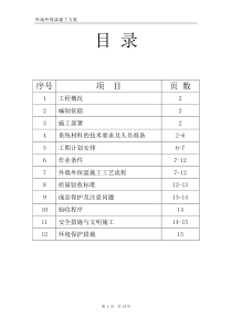 EPS外墙外保温系统饰面施工方案