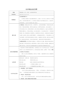 G20会议行程安排