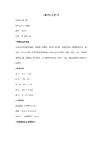 HT250灰铸铁