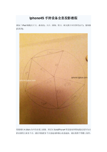 iphone手持设备全息投影-制作教程