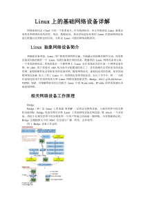 Linux上的基础网络设备详解
