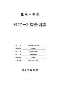NIIT-2综合训练报告-魔板游戏