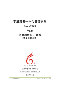 M820131001_孚盟超级电子表格(菜单功能简介)+