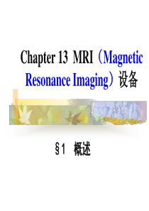 MRI概述-1