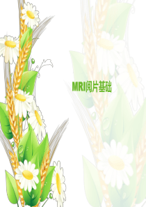 MRI阅片基础.