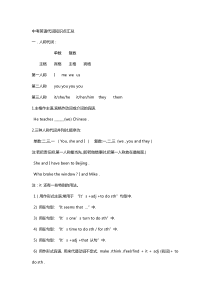 中考英语代词知识点汇总