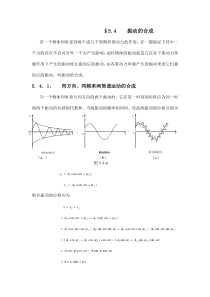 54振动的合成