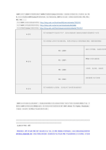 ARM公司于2004年开始推出基于ARMv7架构的Cortex系列内核