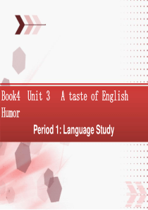 Book4Unit3AtasteofEnglishHumor