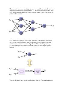 BP神经网络模型推导