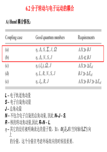 C62电子跃迁选择