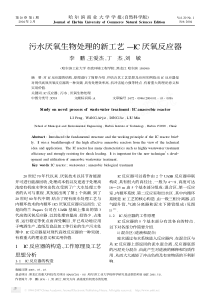 污水厌氧生物处理的新工艺—IC厌氧反应器