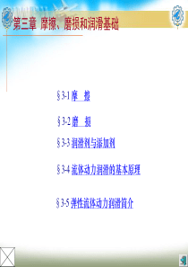 CH03摩擦磨损及润滑基础