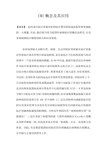 CMI概念及其应用