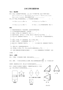 立体几何常见题型归纳