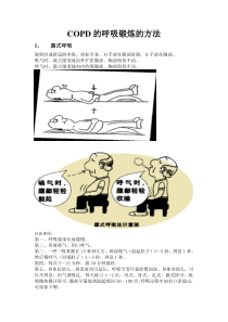 COPD的呼吸锻炼的方法
