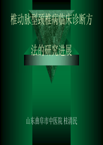 CSA诊断方法的研究进展