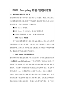 DHCPSnooping功能和实例详解