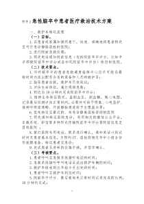 2急性脑卒中患者医疗救治技术方案