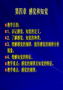 4第四章感觉知觉.