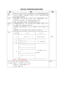 3预就业顶岗实习岗位技术分析报告的格式要求及范例