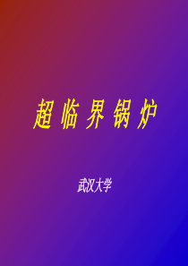 600MW超临界锅炉-武汉大学.