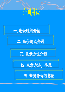 介词用法总结