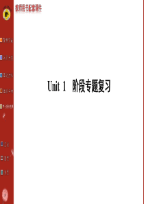 人教版九年级-英语Unit-1-阶段专题复习总结