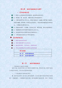 生物化学讲义第十章物质代谢的联系和调节